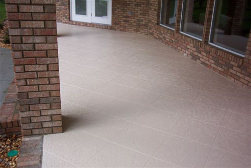 DIAGONAL TILE PATIO 004
